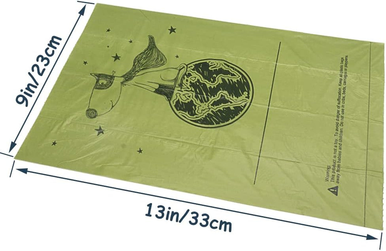 Dog Poop Bags 360 Count, Lavender Extra Thick Waste Bags with Dispenser, 100% Leak-Proof Doggie Bag Refill Rolls