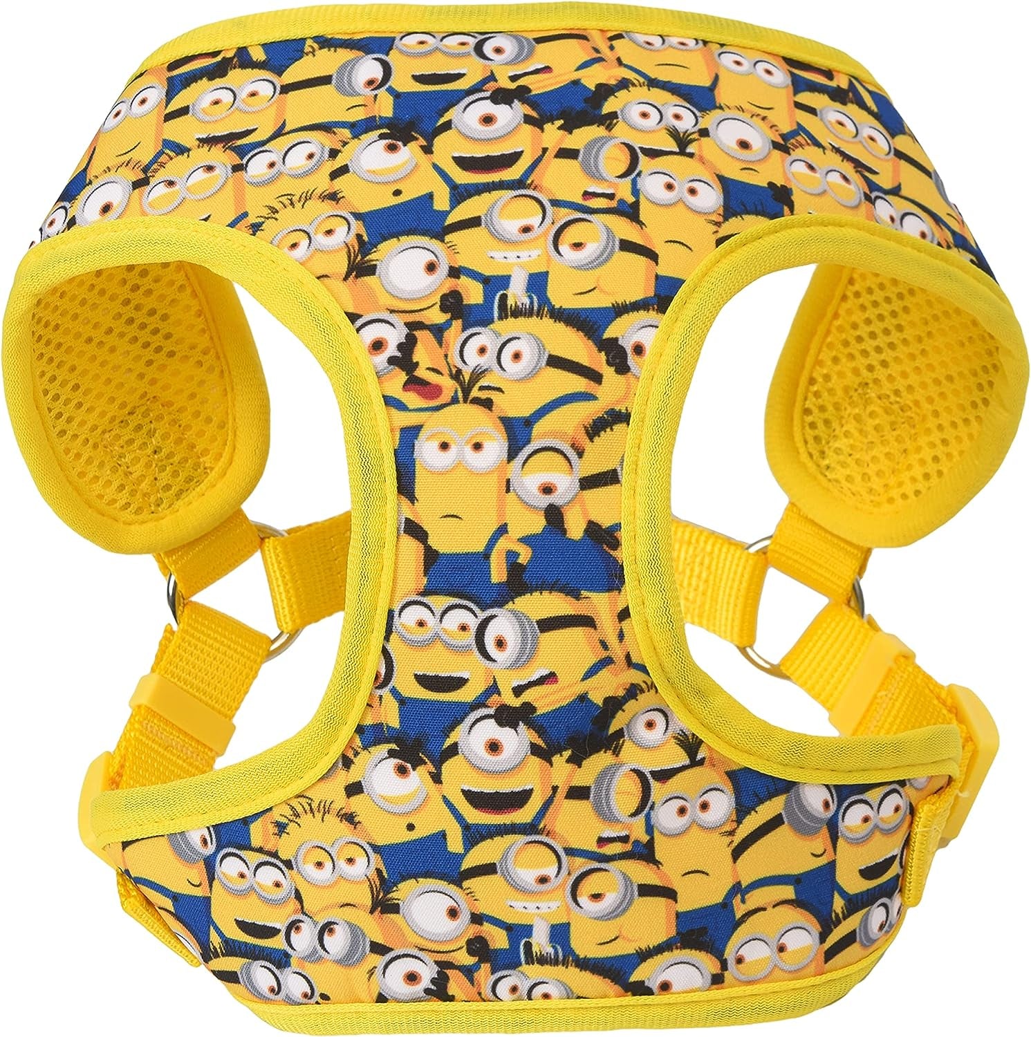 Dog Harness, Medium, Yellow, More than a Minion | Comfortable Mesh No-Pull Dog Harness| Gifts for  Fans and Their Pets | Officially Licensed Pet Product from Universal Studios