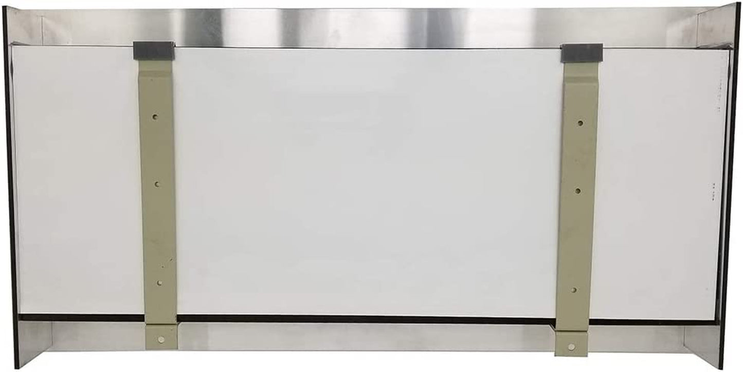 Aa-Skyline-Bsilver 2.0 Wall Mounted Aquarium Brushed Silver