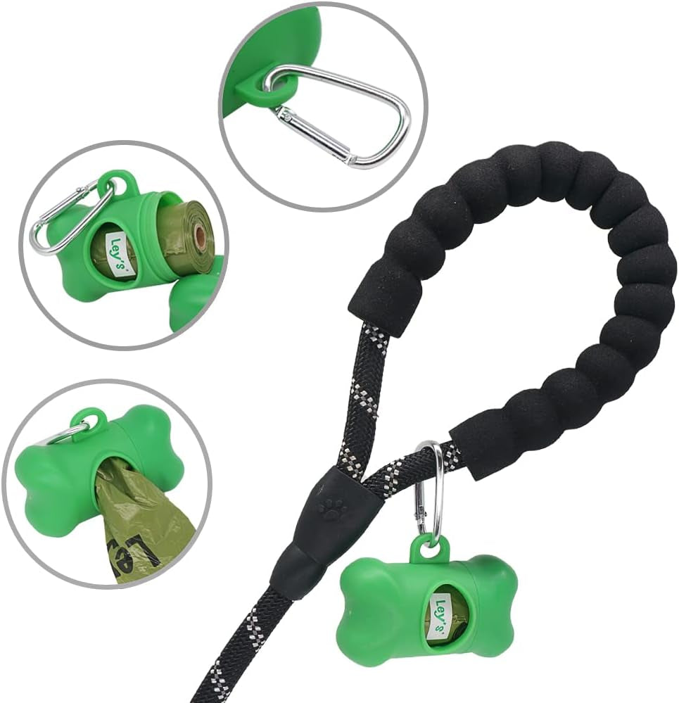 Dog Poop Bags 360 Count, Lavender Extra Thick Waste Bags with Dispenser, 100% Leak-Proof Doggie Bag Refill Rolls