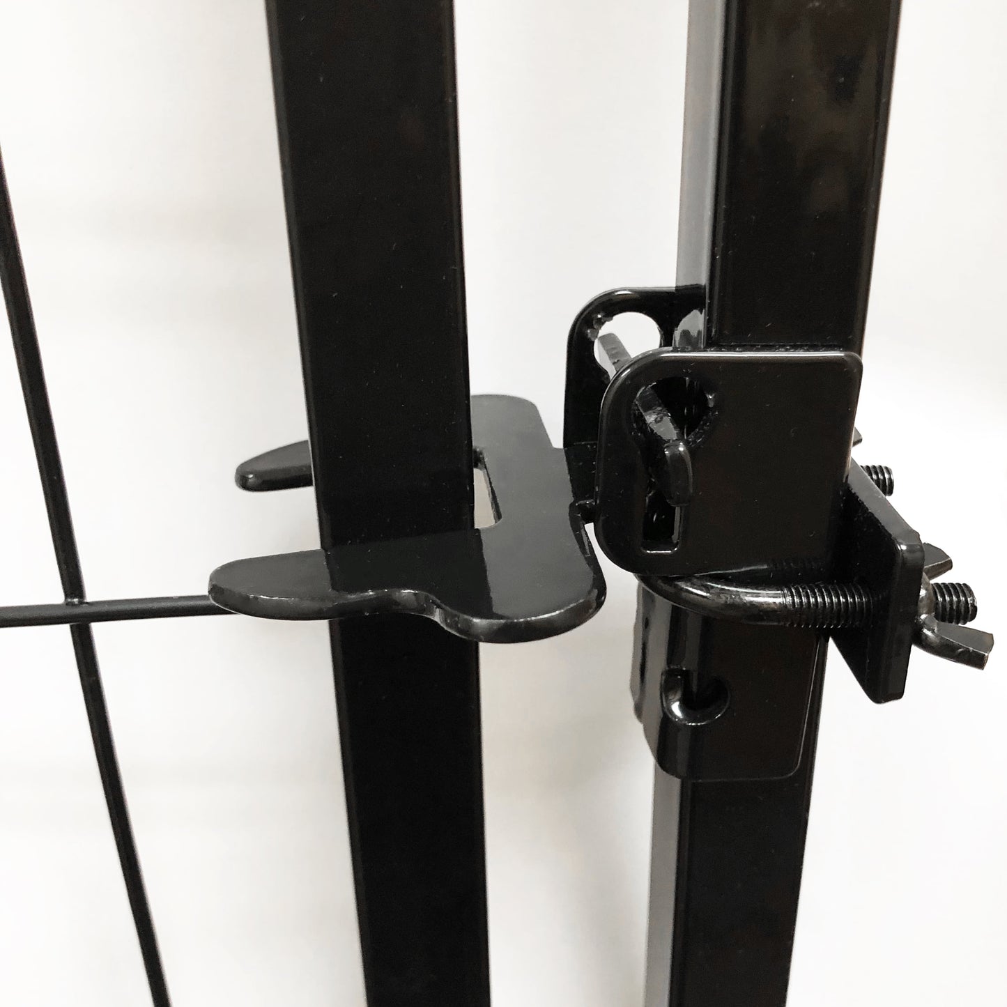 Welded Wire Dog Kennel with Waterproof Cover Black 8 Ft X 4 Ft X 6 Ft Indoor & Outdoor