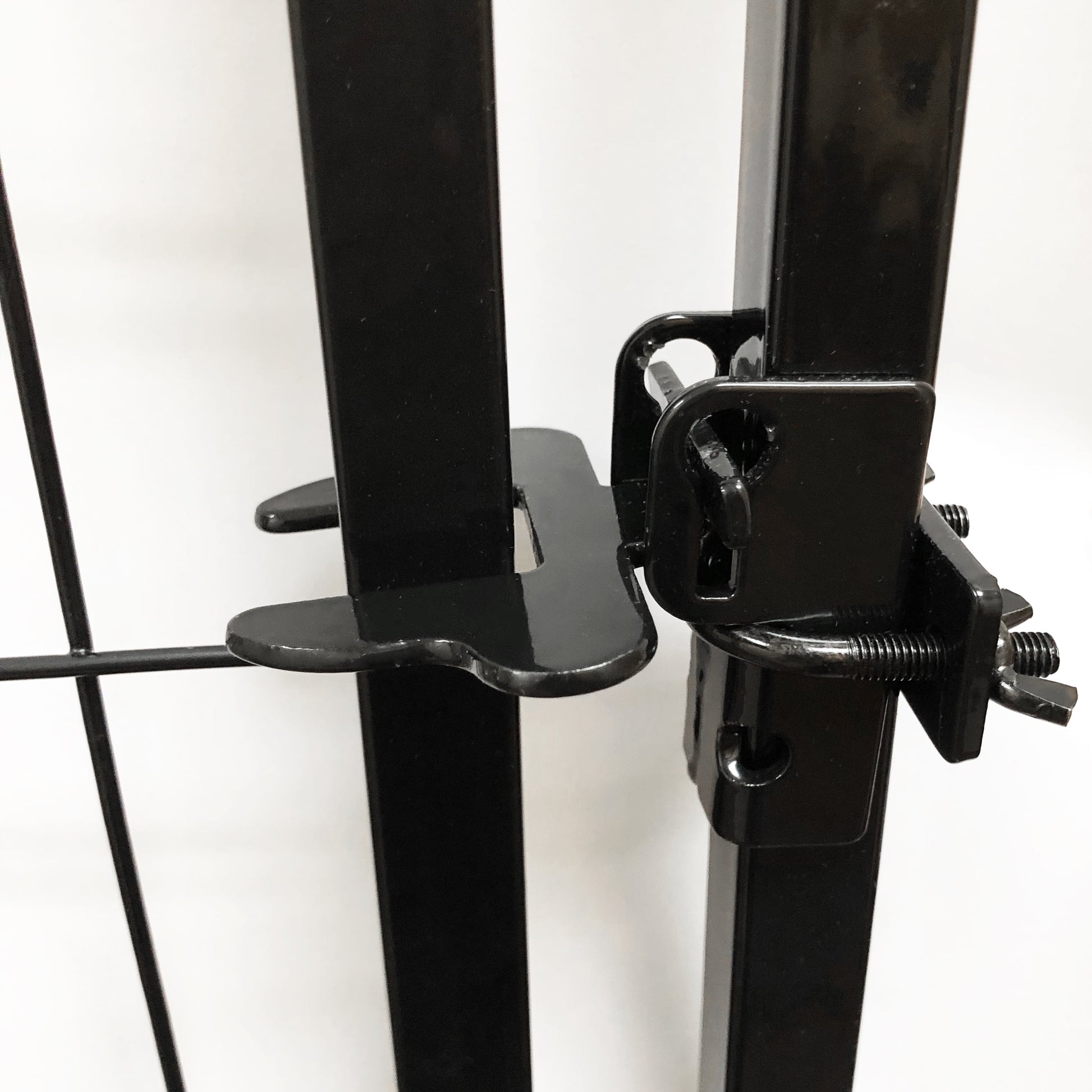 Welded Wire Dog Kennel with Waterproof Cover Black 8 Ft X 4 Ft X 6 Ft Indoor & Outdoor