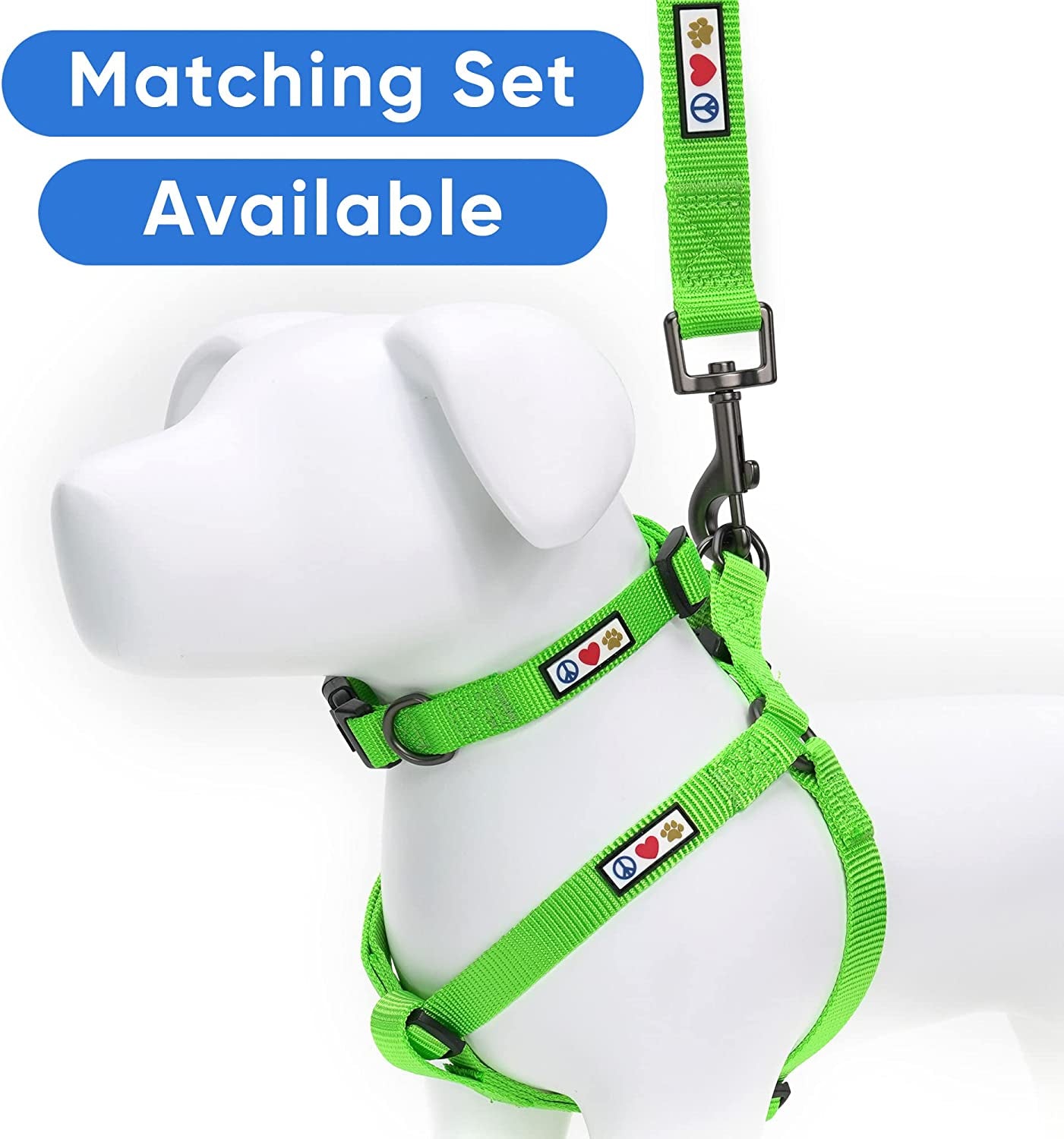 Solid 6 Ft Green Dog Leash XS/S Custom Name and Phone Embroidery Strong Nylon Leash for Small Breeds