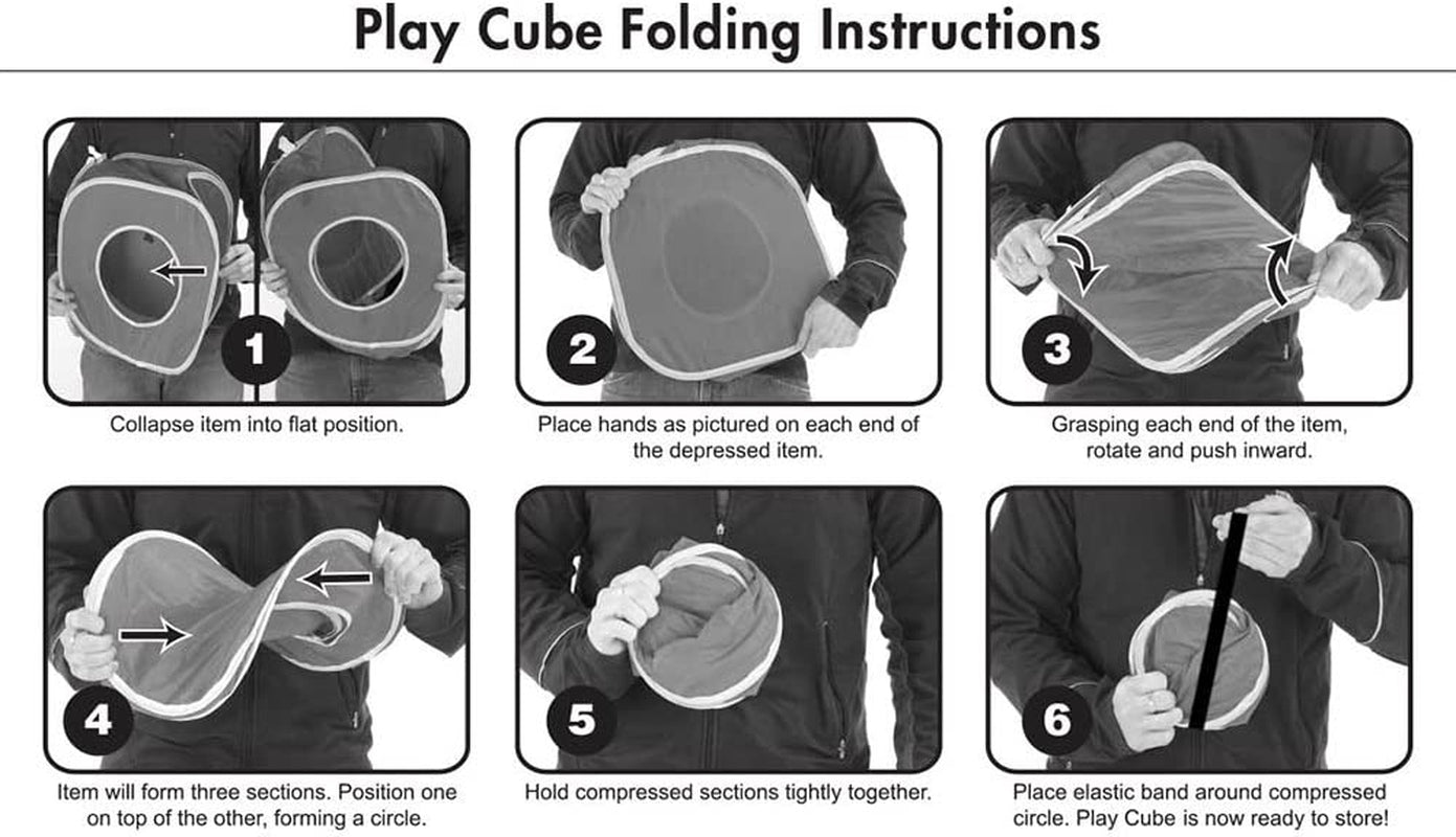 Safari Jungle Cat Play Set, Collapsible Pop-Up Cat Toys Combo with Cube, Tunnel & Hideout, Interactive Indoor Cat Playhouse for Exercise, Hiding & Lounging